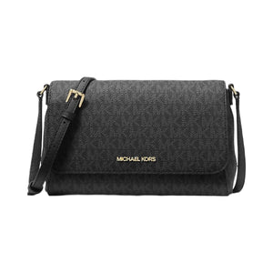 Michael Kors Medium Logo Convertible Crossbody Bag Black