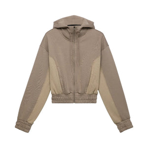 On Club Cropped Hoodie Fka Cinder Desert