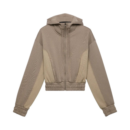 On Club Cropped Hoodie Fka Cinder Desert