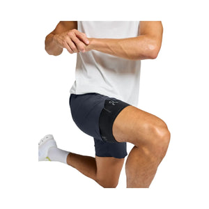 On Performance Hybrid Shorts Navy