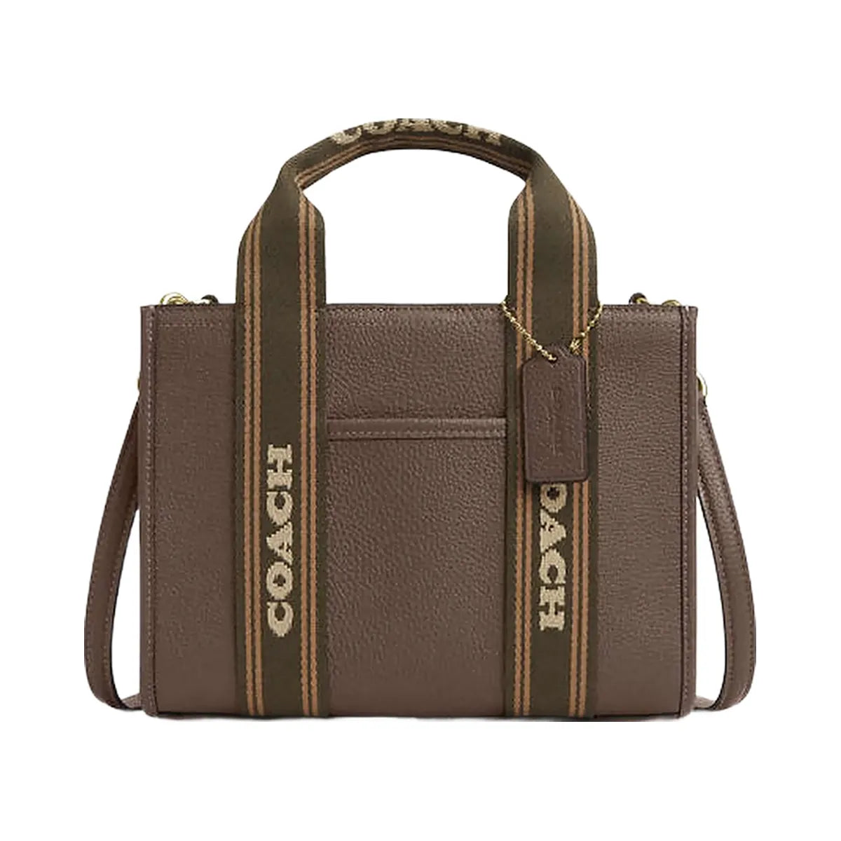 Coach Smith Tote Bag 24 Pebbled Leather-Gold-Dark Stone