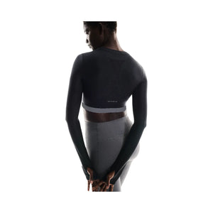 On Train Long Sleeve Crop Black
