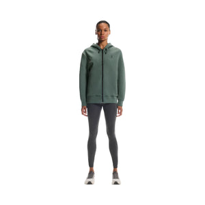 On Focus Tech Zip Hoodie Olive