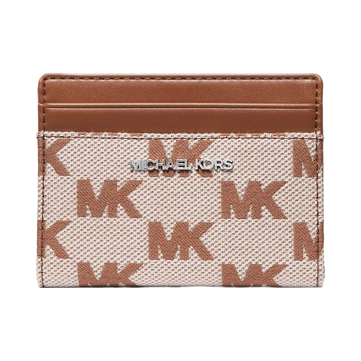 Michael Kors Cooper Logo Jacquard Bi-Fold Wallet Luggage