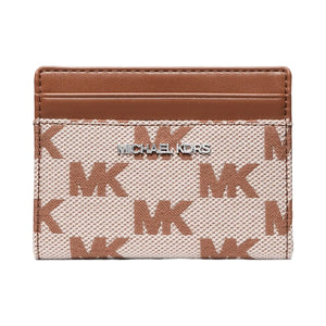 Michael Kors Cooper Logo Jacquard Bi-Fold Wallet Luggage