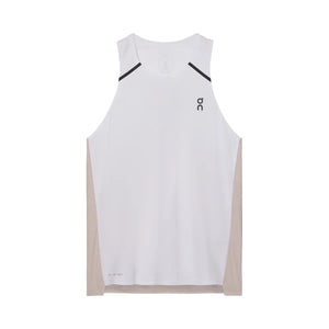 On Performance Tank White Silver