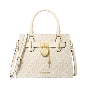 Michael Kors Hamilton Small Logo Satchel Lt Crm Multi