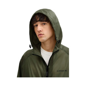 Coach Lightweight Windbreaker Military Green
