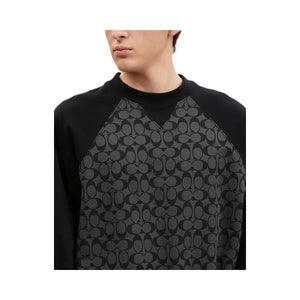 Coach Signature Crewneck Sweatshirt Charcoal Signature