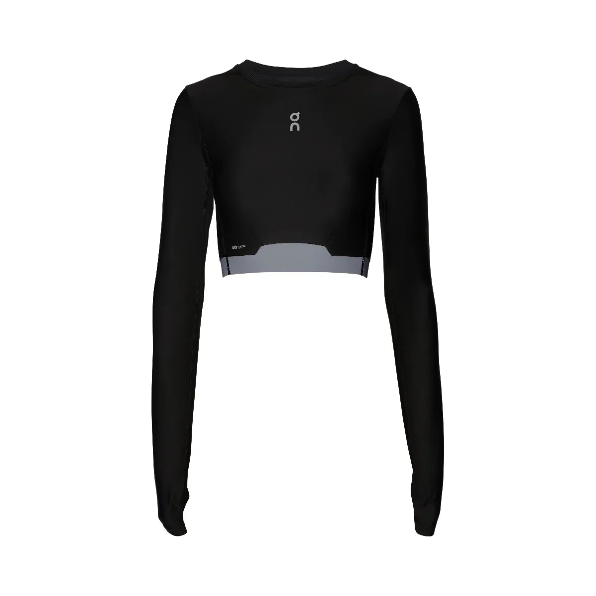 On Train Long Sleeve Crop Black