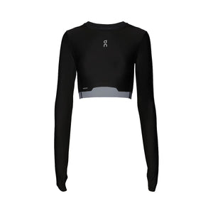 On Train Long Sleeve Crop Black