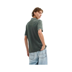Coach Signature Trim Polo In Organic Cotton Ivy