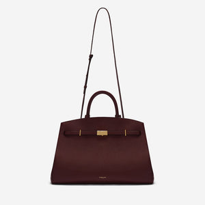 DeMellier The Hudson burgundy small grain