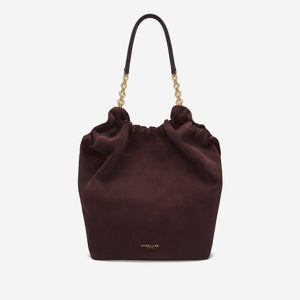 DeMellier The Miami burgundy suede & burgundy smooth