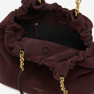 DeMellier The Miami burgundy suede & burgundy smooth