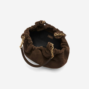 DeMellier The Midi Miami mocha suede & mocha smooth