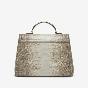 DeMellier The Midi Paris natural lizard-effect