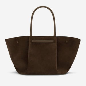 DeMellier The New York mocha suede & mocha smooth