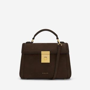 DeMellier The Paris mocha suede