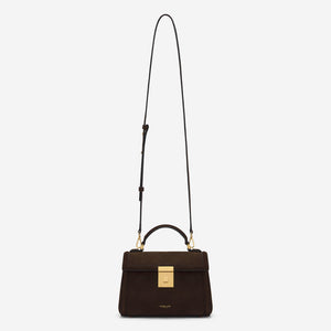 DeMellier The Paris mocha suede