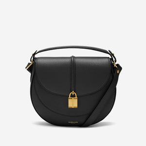 DeMellier The Siena Saddle black small grain