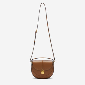 DeMellier The Siena Saddle tan small grain