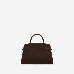 DeMellier The Small Hudson mocha suede & mocha smooth