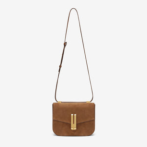 DeMellier The Vancouver deep tan suede & tan smooth