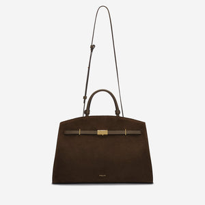 DeMellier The Hudson mocha suede & mocha smooth