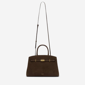 DeMellier The Midi Hudson mocha suede & mocha smooth