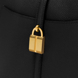 DeMellier The Siena Hobo black small grain
