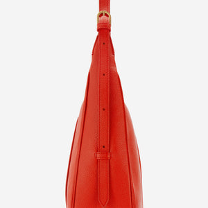 DeMellier The Siena Hobo poppy red small grain