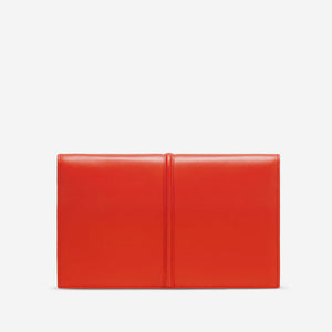 DeMellier The Tokyo Clutch poppy red smooth