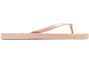 Tory Burch Kira Flip Flops Meadowsweet Gold Pink (Women's)