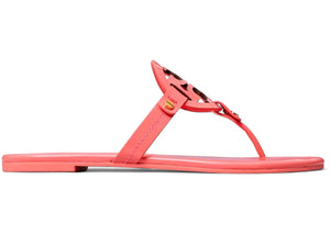 Tory Burch Miller Thong Sandals Coral Crush Pink (Women's)