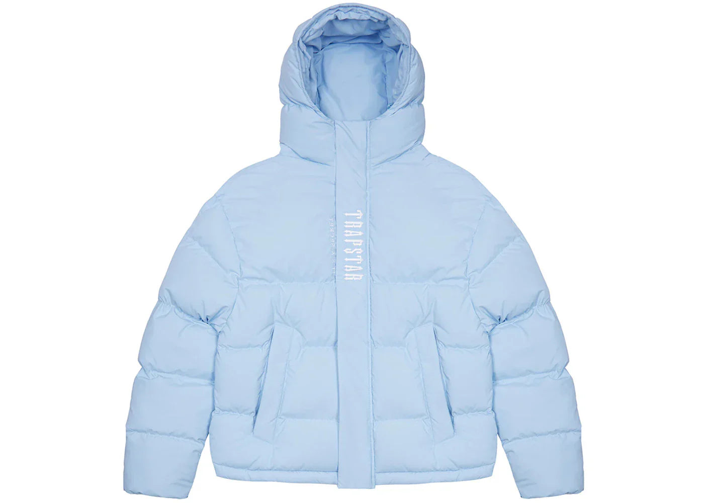 Trapstar Decoded Hooded Puffer 2.0 Ice Blue