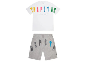 Trapstar Irongate Arch 2.0 Shorts Set White/Candy