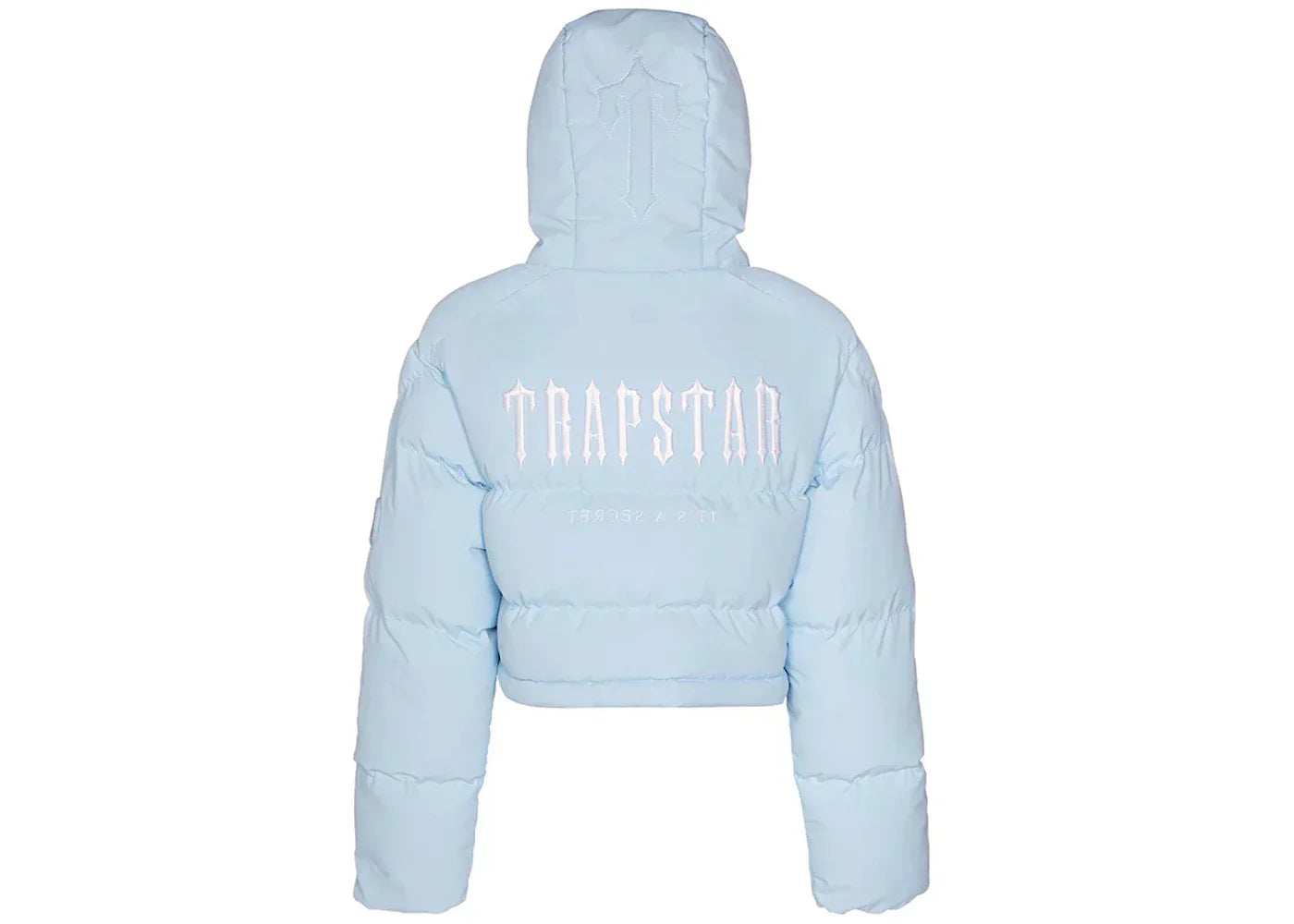 Trapstar Women'S Decoded 2.0 Hooded Puffer Ice Blue