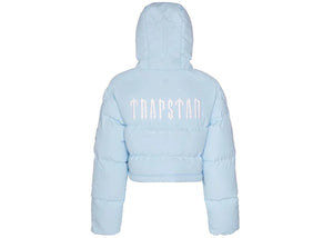 Trapstar Women'S Decoded 2.0 Hooded Puffer Ice Blue