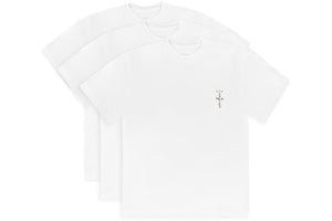 Travis Scott CJ T-Shirt (3 Pack) White