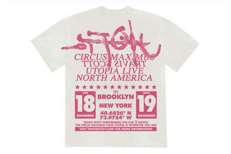 Travis Scott Utopia Is In Brooklyn T-Shirt White