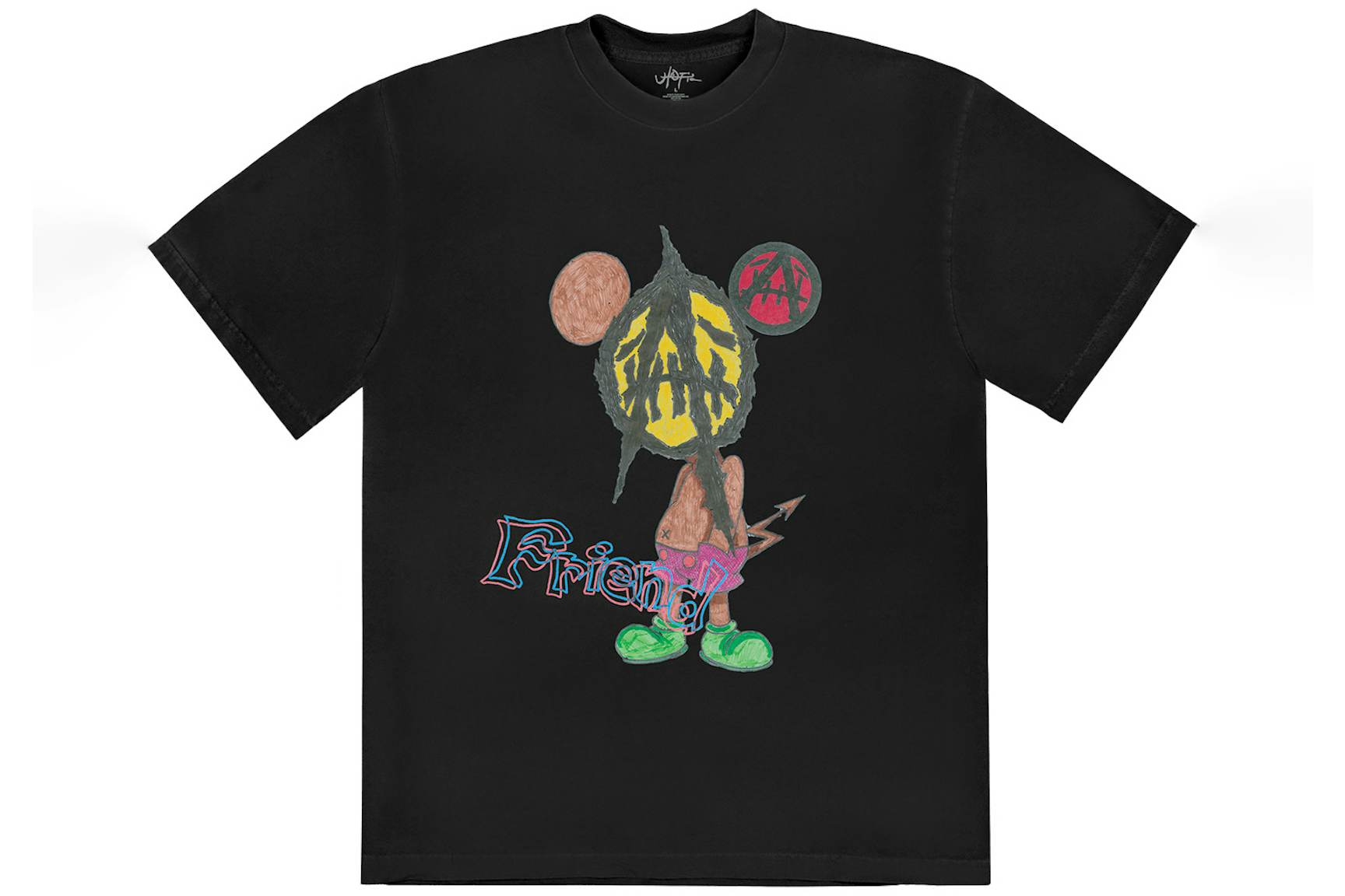 Travis Scott Utopia x St Michael 2B T-Shirt Black