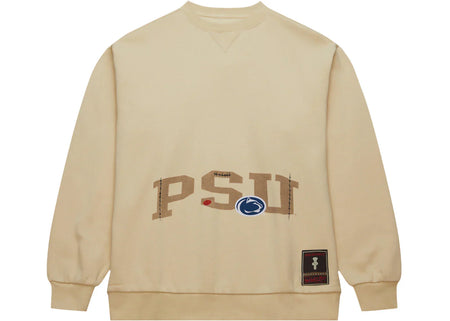 Travis Scott x Mitchell & Ness Penn State Nittany Lions Pullover Sweatshirt Tan