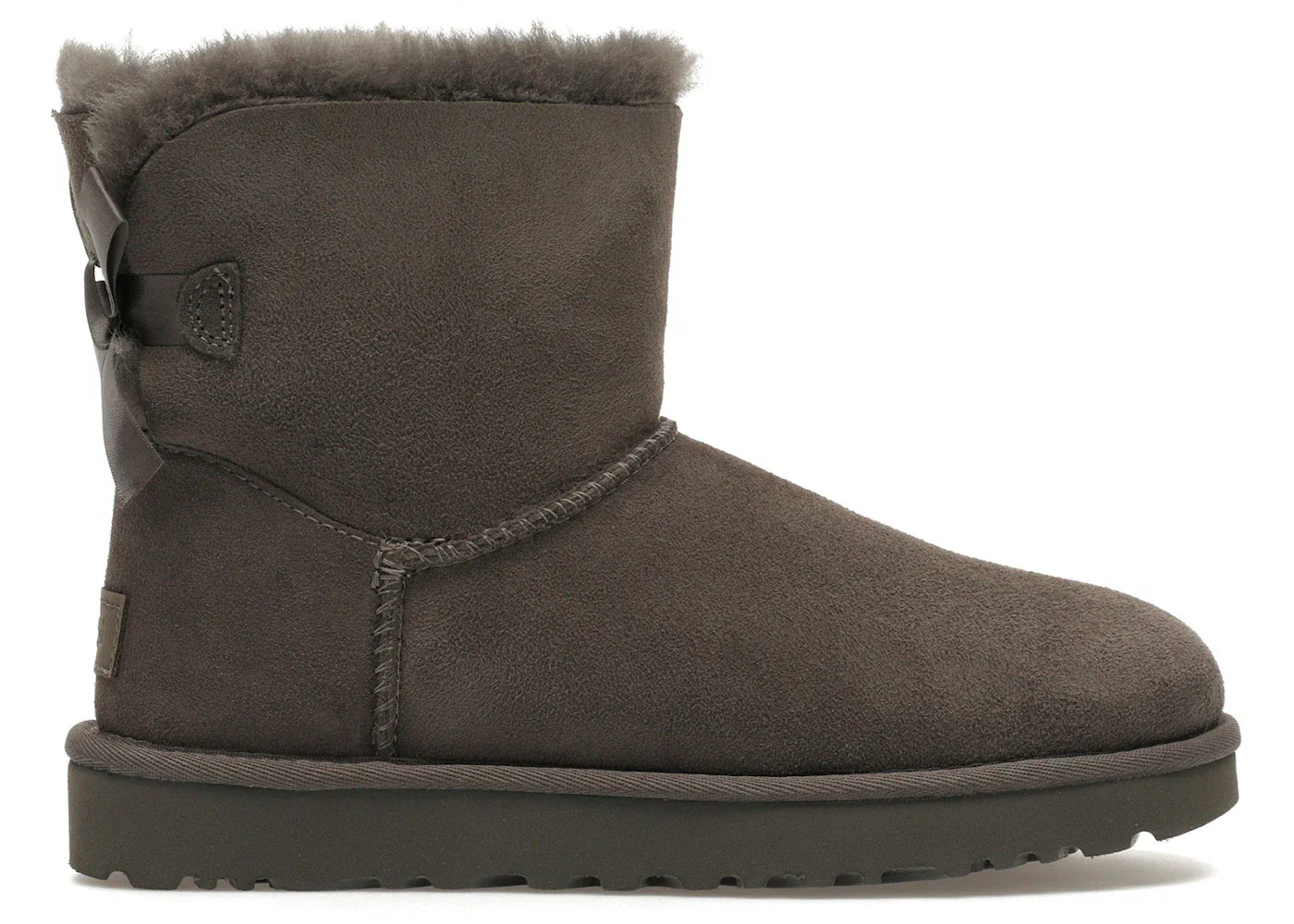 Ugg Mini Bailey Bow Ii Boot Grey Womens
