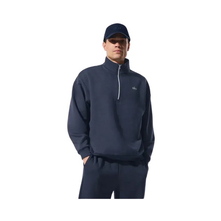 Alo Accolade 1/4 Zip Pullover Navy