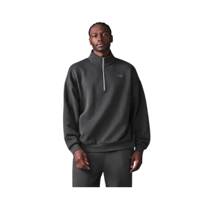 Alo Accolade 1/4 Zip Pullover Anthracite