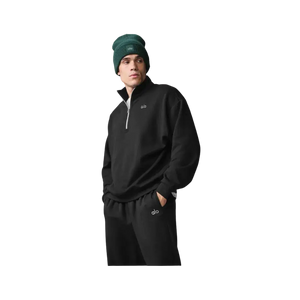 Alo Accolade 1/4 Zip Pullover Black
