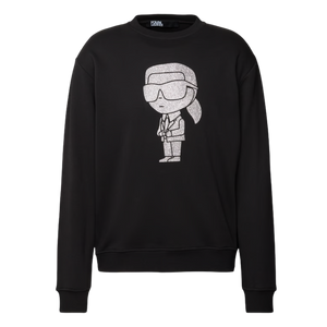 Karl Lagerfeld Sweatshirt mit Motiv-Print in black