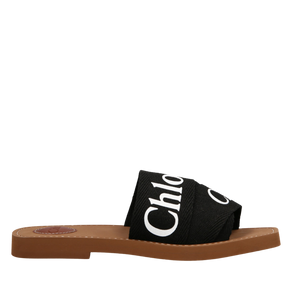Chloe Black Woody Sandals