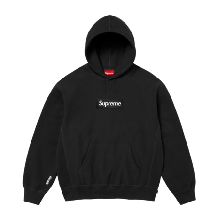 FW25 Box Logo Hoodie Black